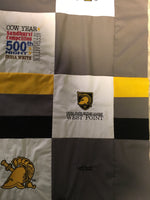 West Point Helmet & Shield USMA WP - Quilt Block - For Quilts or Decorator Pillows