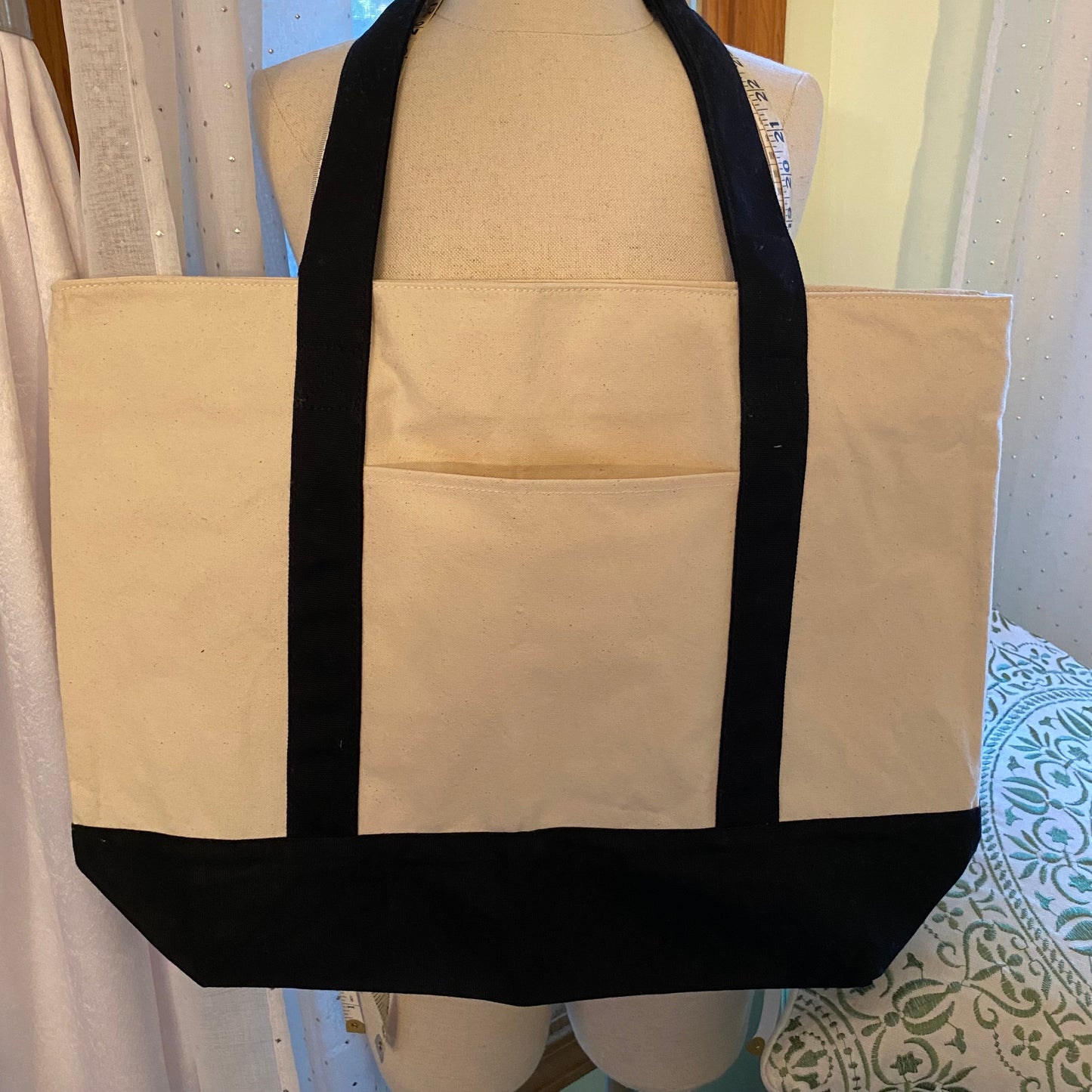 Large Zippered Canvas Bag West Point, Naval Academy, Air Force Academy