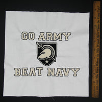 West Point Go Army Beat Navy - Quilt Block - For Quilts or Decorator Pillows