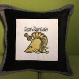 Personalized Proud Grandparents- Embroidered Pillow Case to Celebrate Your Cadet At West Point Fits 18 x 18 inch pillow