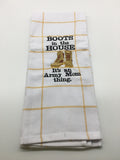 Boots in the House Hand Towel
