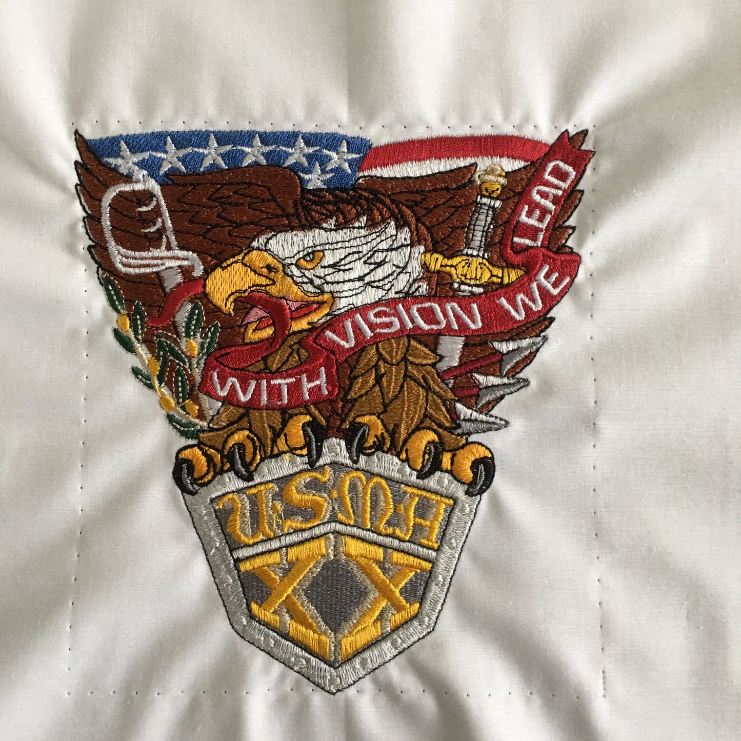 MADE TO ORDER: West Point Quilt Block - Class Crest