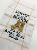 Boots in the House Hand Towel
