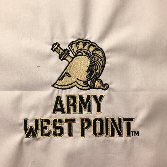 West Point Helmet Army WP - Quilt Block - For Quilts or Decorator Pillows