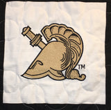 West Point Knight Helmet - Quilt Block - For Quilts or Decorator Pillows