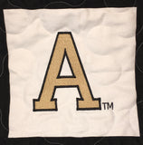 West Point Army A - Quilt Block - For Quilts or Decorator Pillows