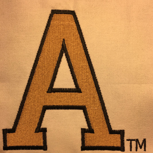 West Point Army A - Quilt Block - For Quilts or Decorator Pillows