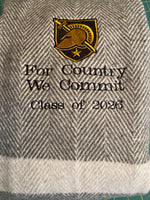 West Point Class Motto Blanket