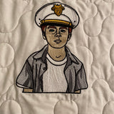 CUSTOM Made Photo West Point Quilt Block